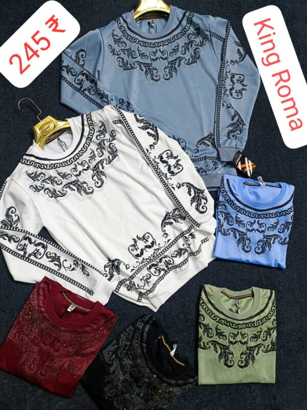 Imported king roma fabric, 6 pieces with 6 different colour in 1 set
