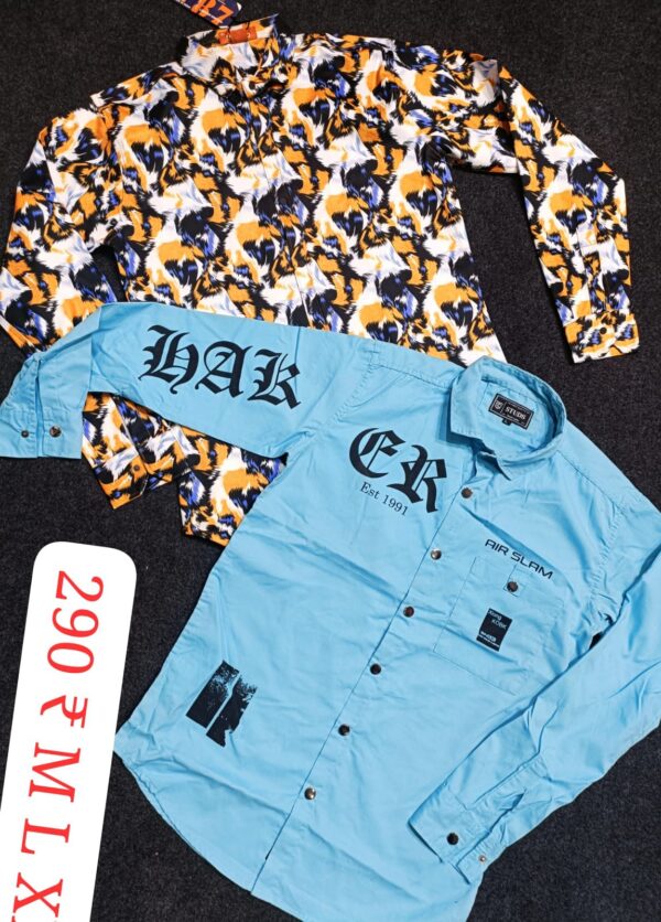 Imported shirt size M,L,XL with full stretch
