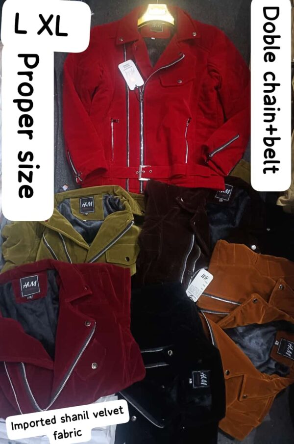 IMPORTED SHANIL VEVELT FABRIC JACKET