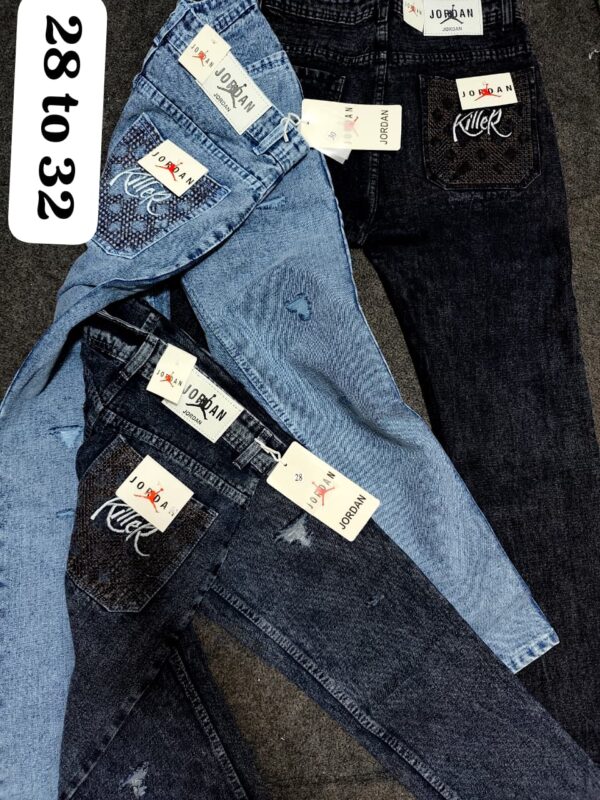 IMPORTED DESNGER 6POCKET MOMFIT JEANS