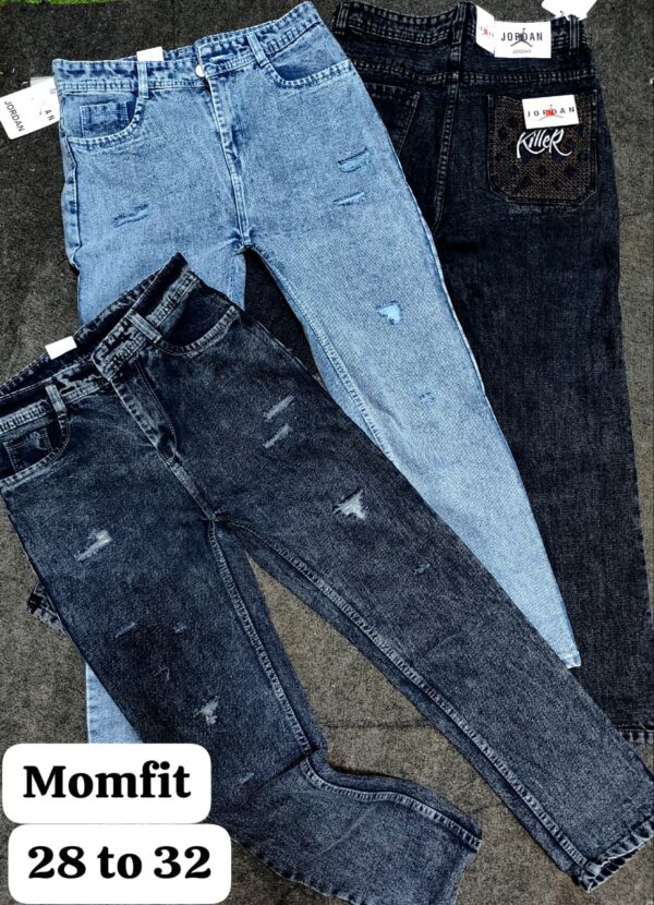 IMPORTED DESNGER MOMFIT JEANS